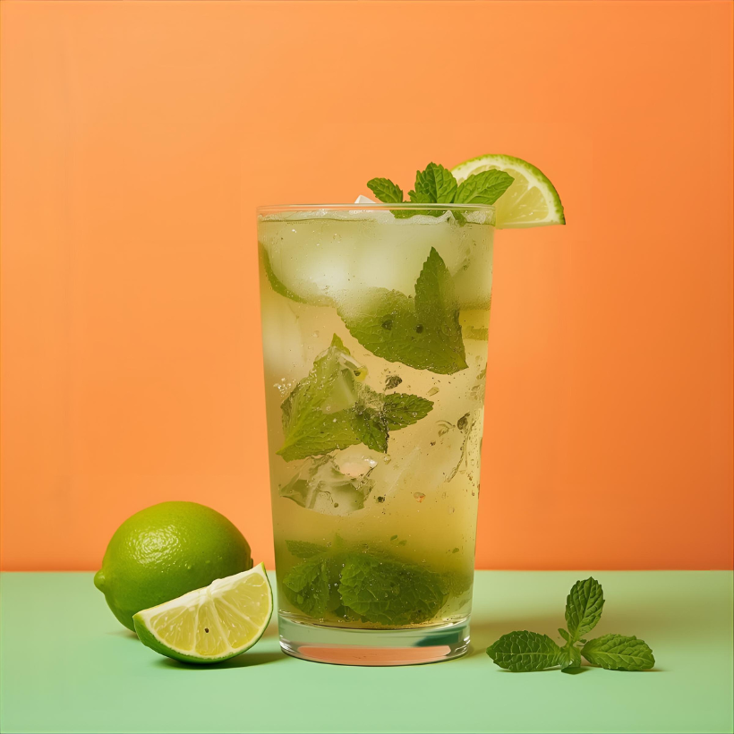 Naugh-Tea Brews Iced Peppermint Lime Refresher