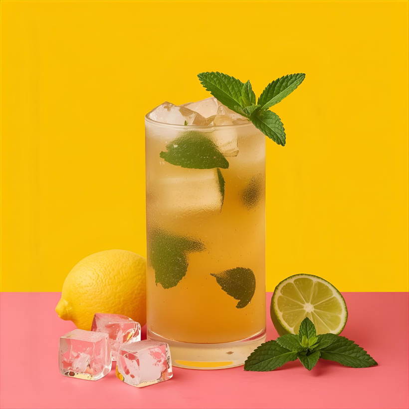 Naugh-Tea Brews Lemongrass Ginger Mojito Mocktail