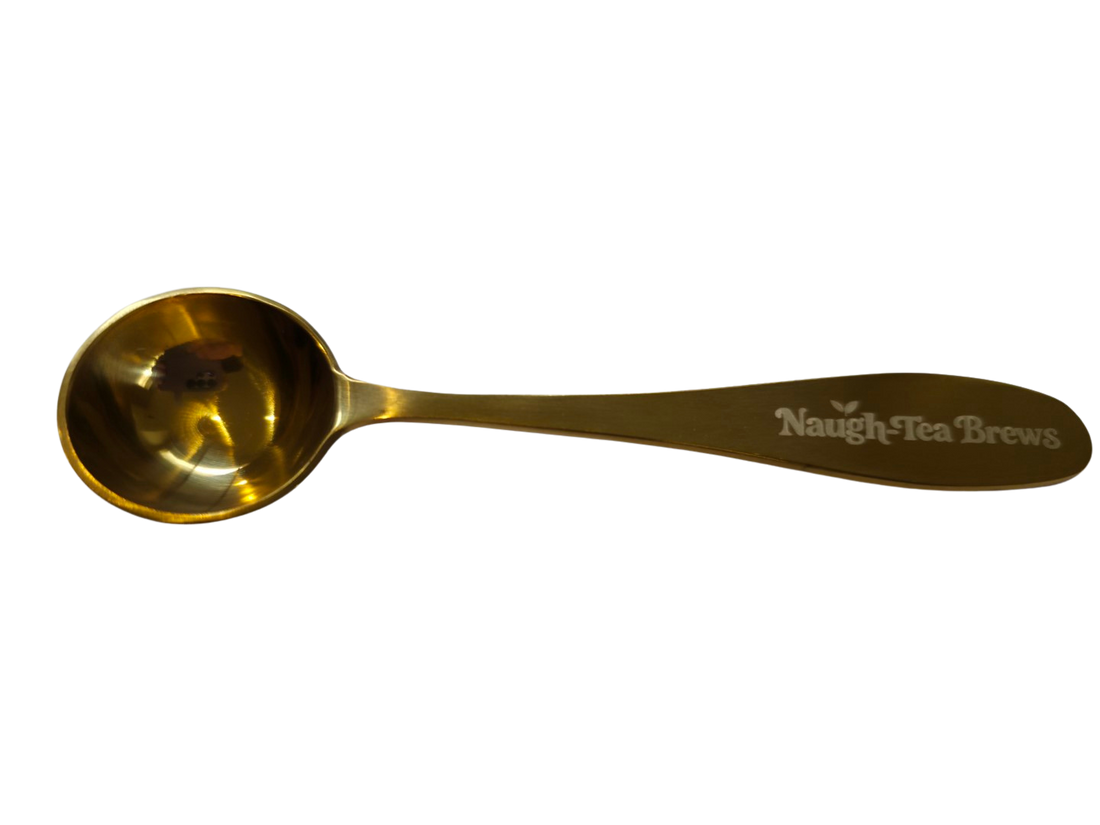 Naugh-Tea Brews Gold Measuring Spoon