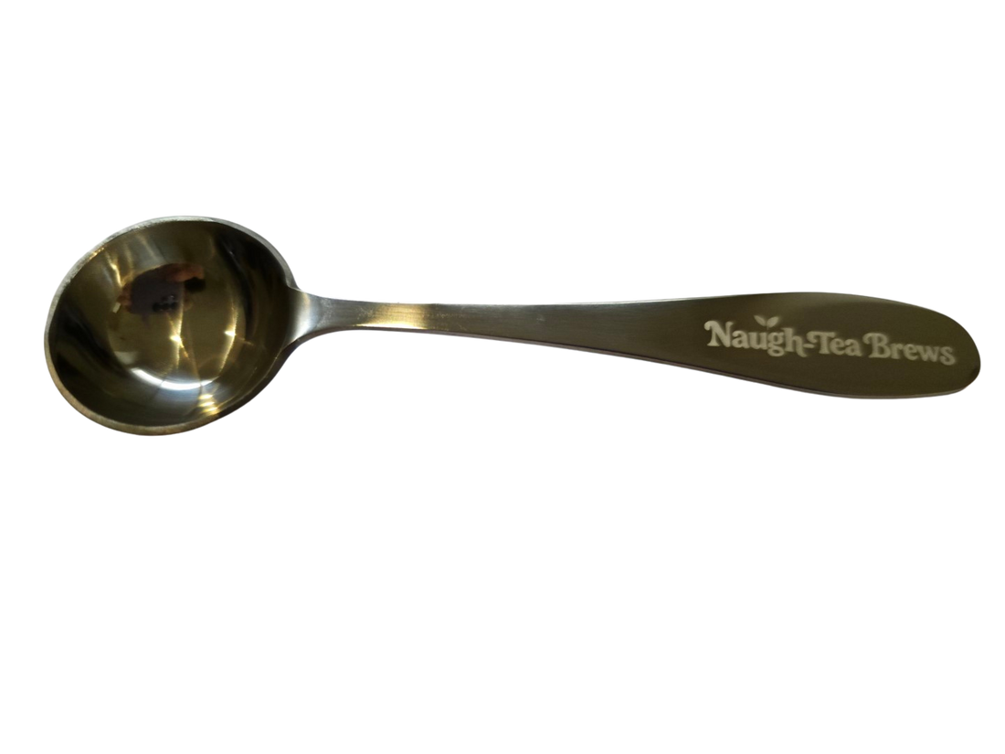 Naugh-Tea Brews Measuring Spoon in Silver