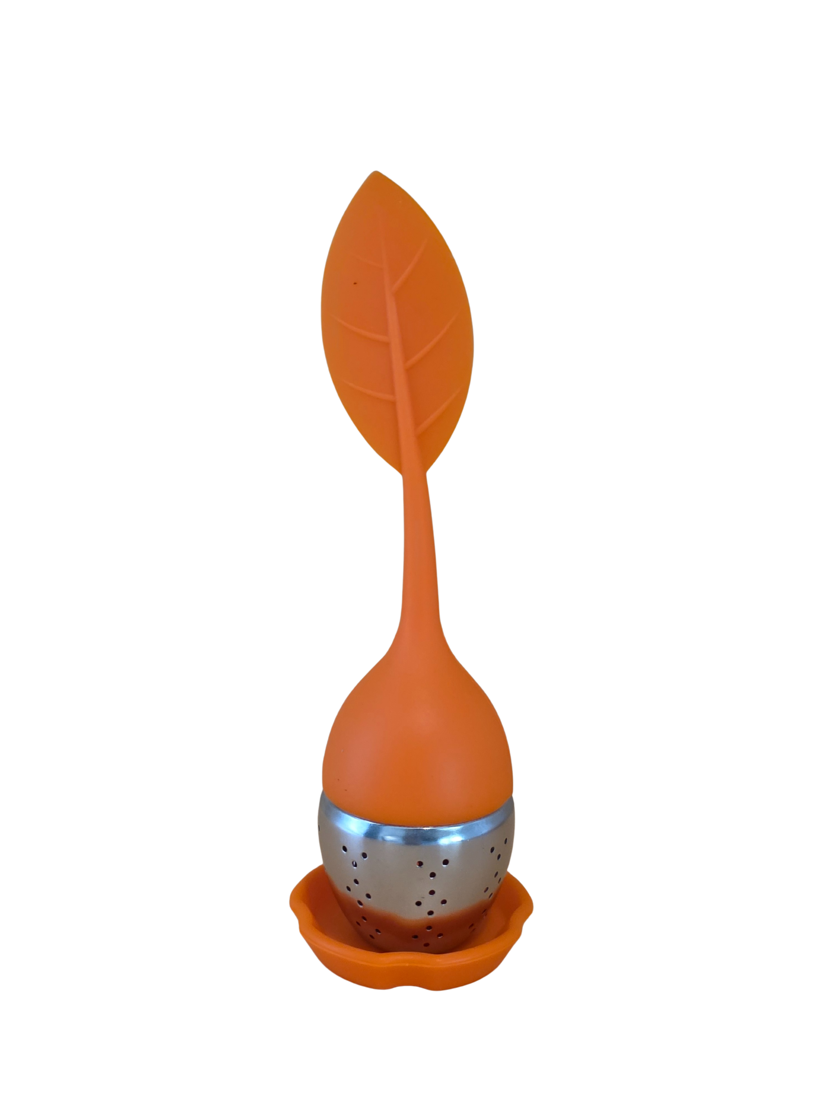 Naugh-Tea Brews Tea Leaf Infuser Orange