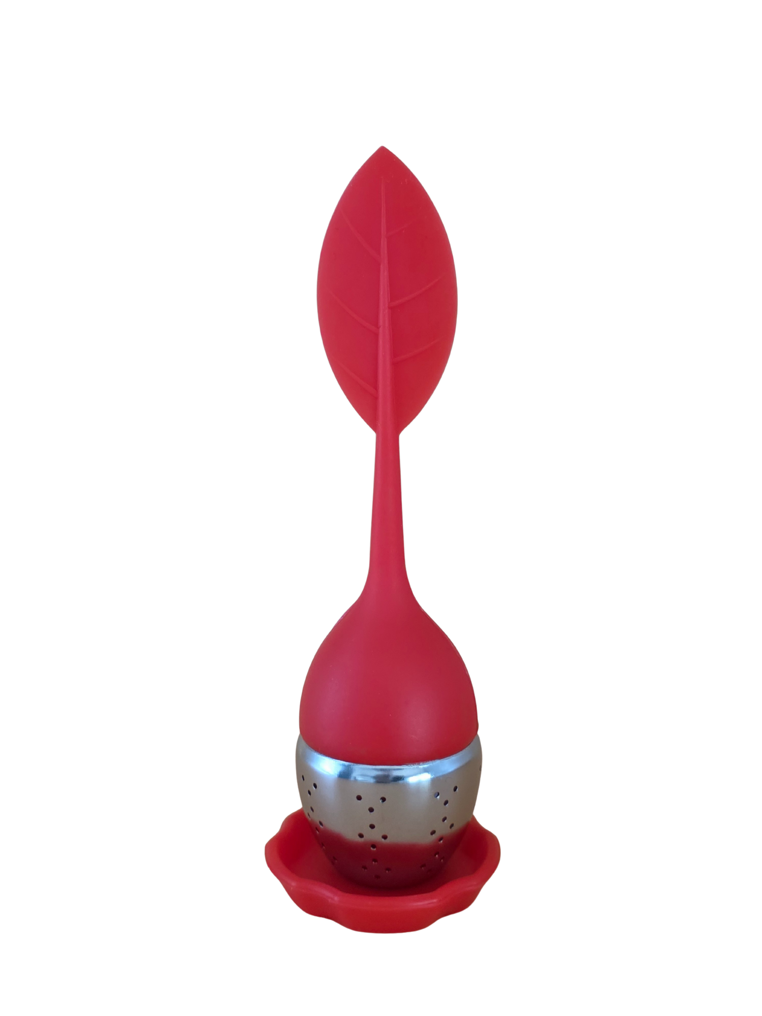 Naugh-Tea Brews Tea Leaf Infuser Red