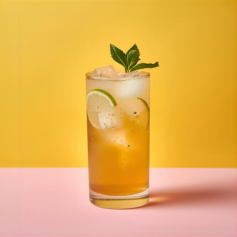 Naugh-Tea Brews Chamomile Lemonbalm Mocktail Spritz