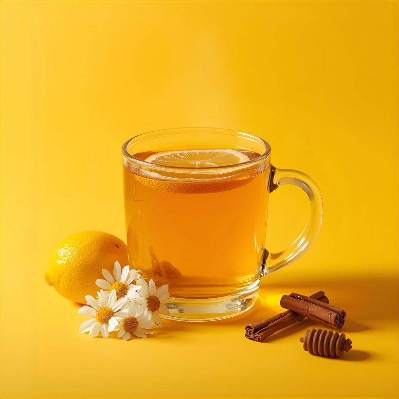 Naugh-Tea Brews Chamomile Lemonbalm Winter Warmer