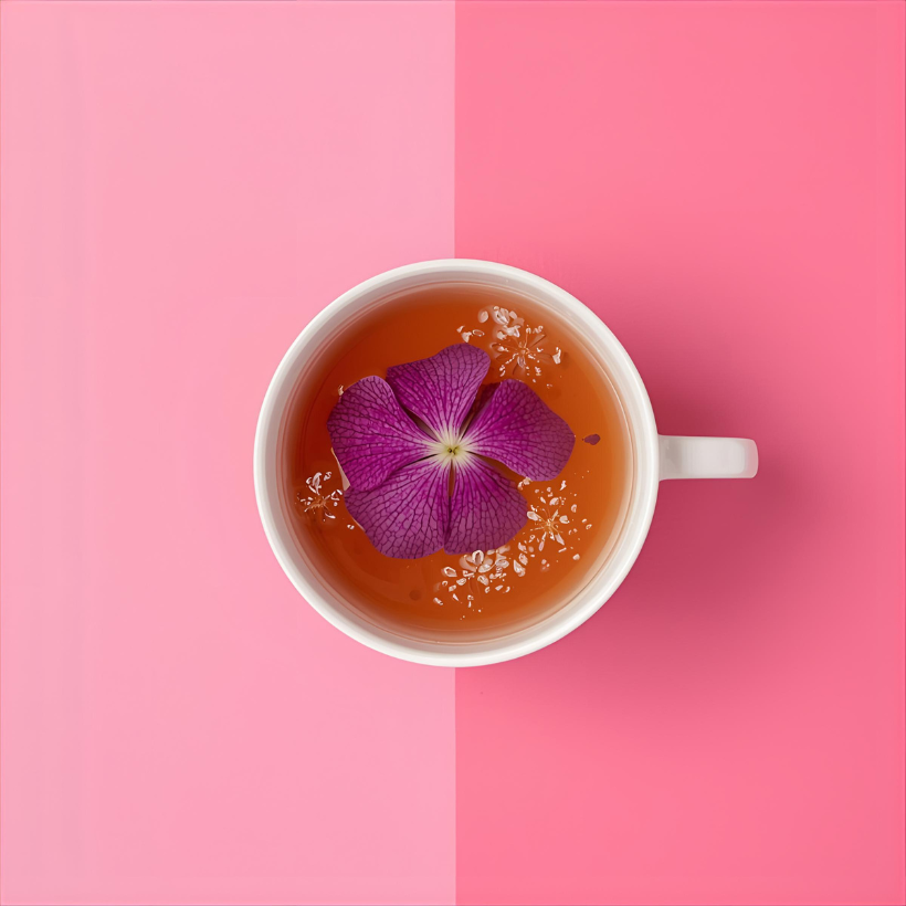 Naugh-Tea Brews Lavender & Rose Calming Tea