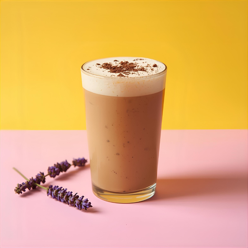 Naugh-Tea Brews Lavender Rose Latte
