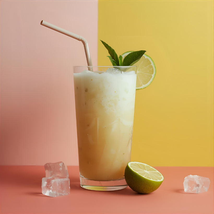 Naugh-Tea Brews Lemongrass Ginger Citrus Frappe
