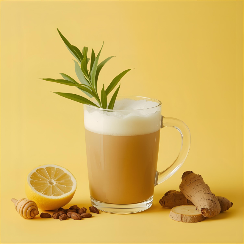 Lemongrass Ginger Latte – Naugh-Tea Brews