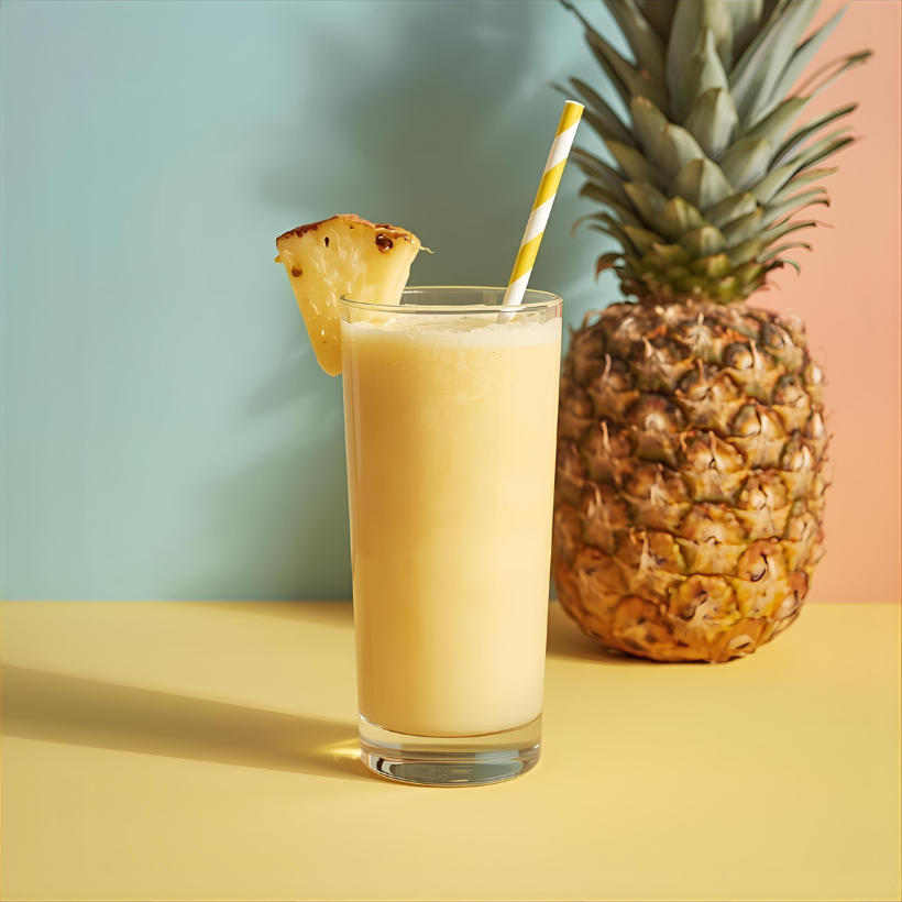 Naugh-Tea Brews Lemongrass Ginger Pineapple Smoothie