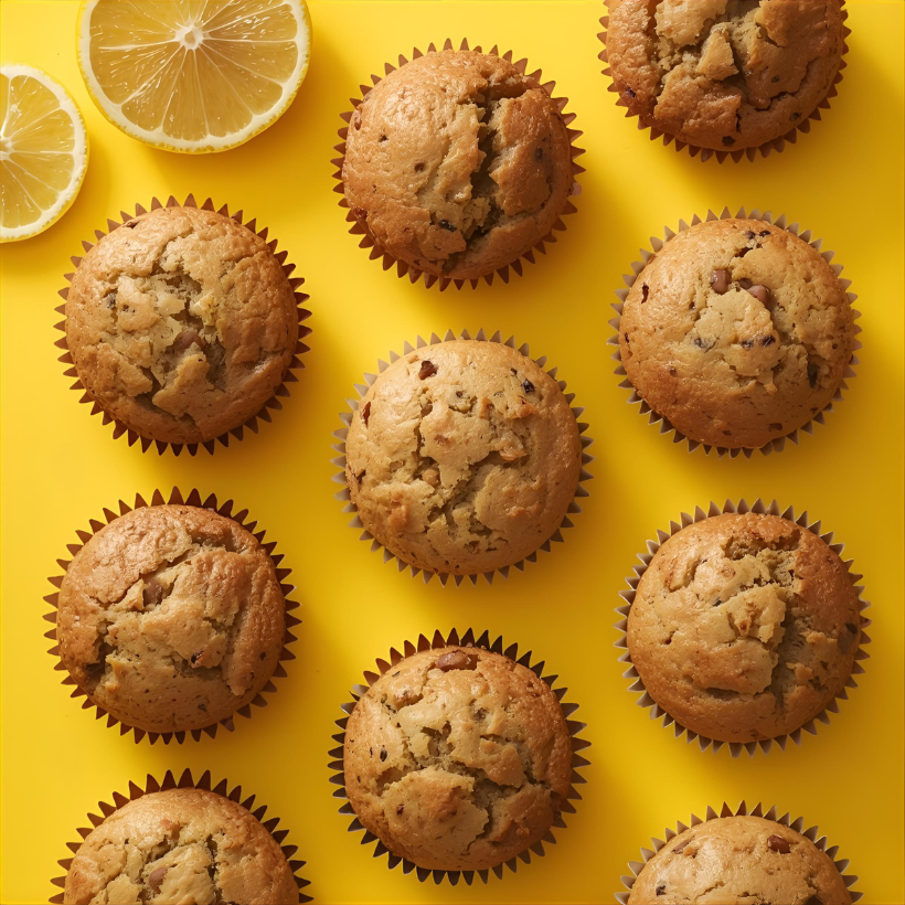 Naugh-Tea Brews Mullein Tea Muffins