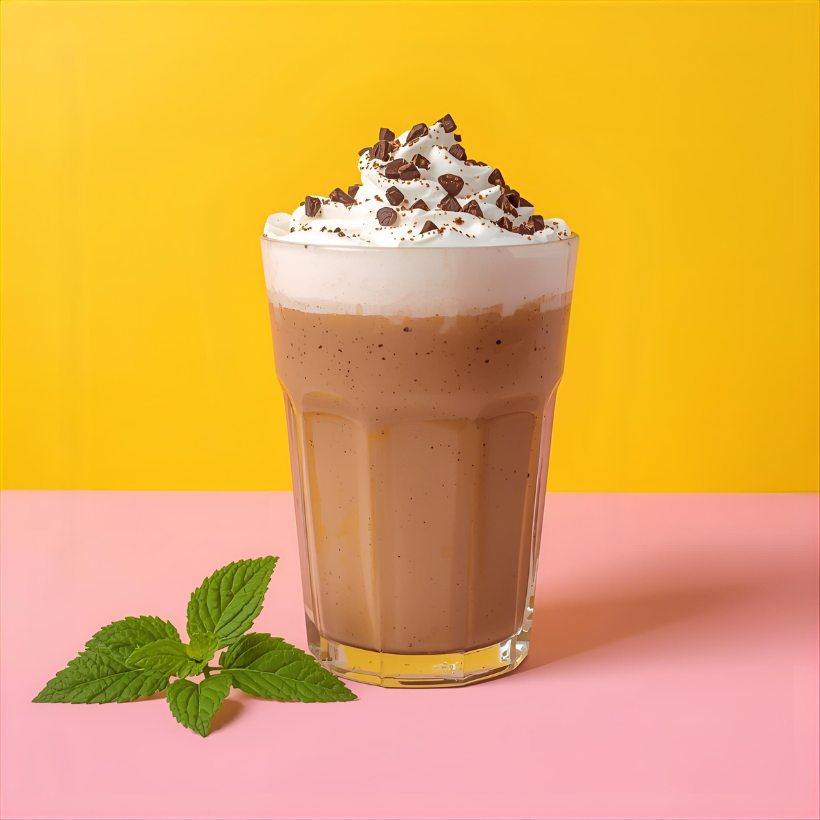Naugh-Tea Brews Peppermint Mocha Latte
