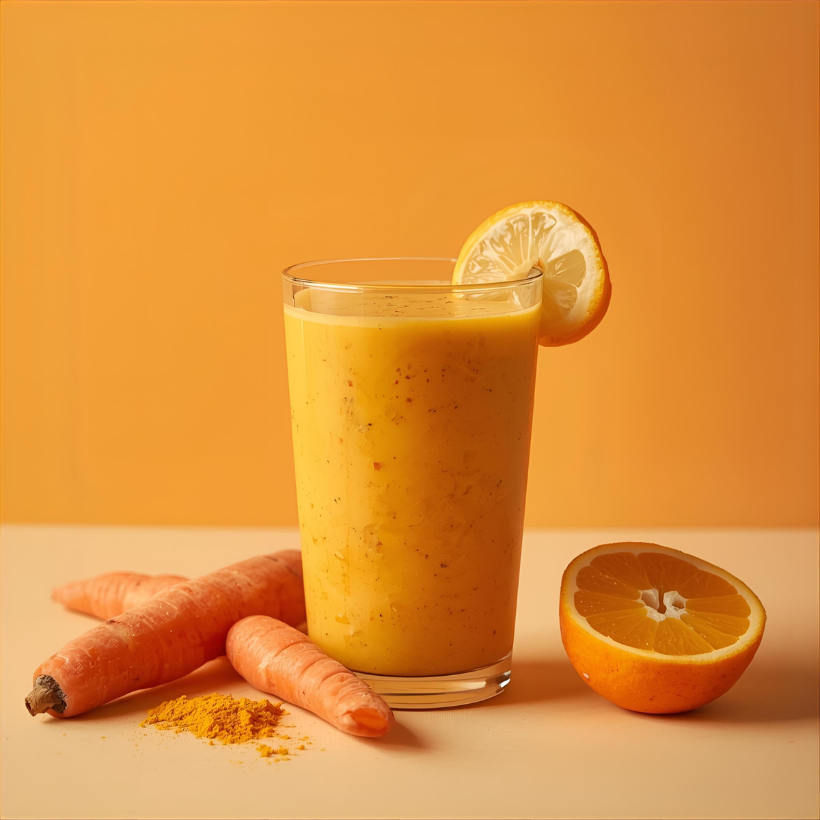 Naugh-Tea Brews Turmeric Ginger Glow Frappe