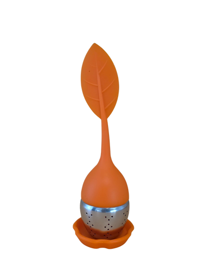 Naugh-Tea Brews Tea Leaf Infuser Orange