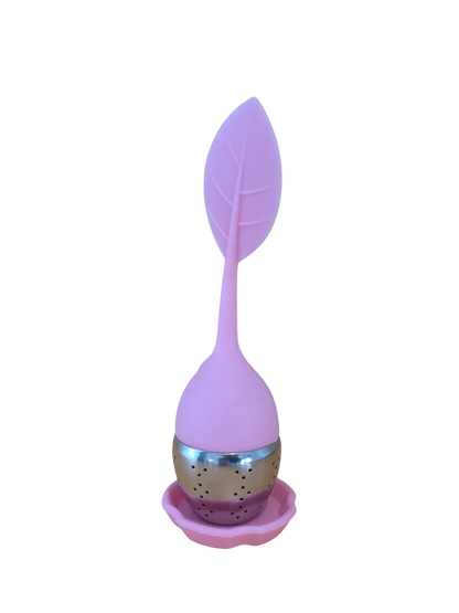 Naugh-Tea Brews Tea Leaf Infuser Pink